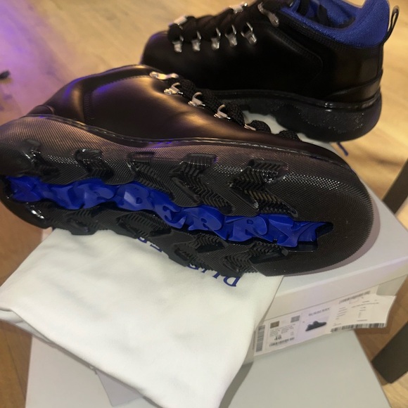 Men's Burberry Black and Blue shoes NEW